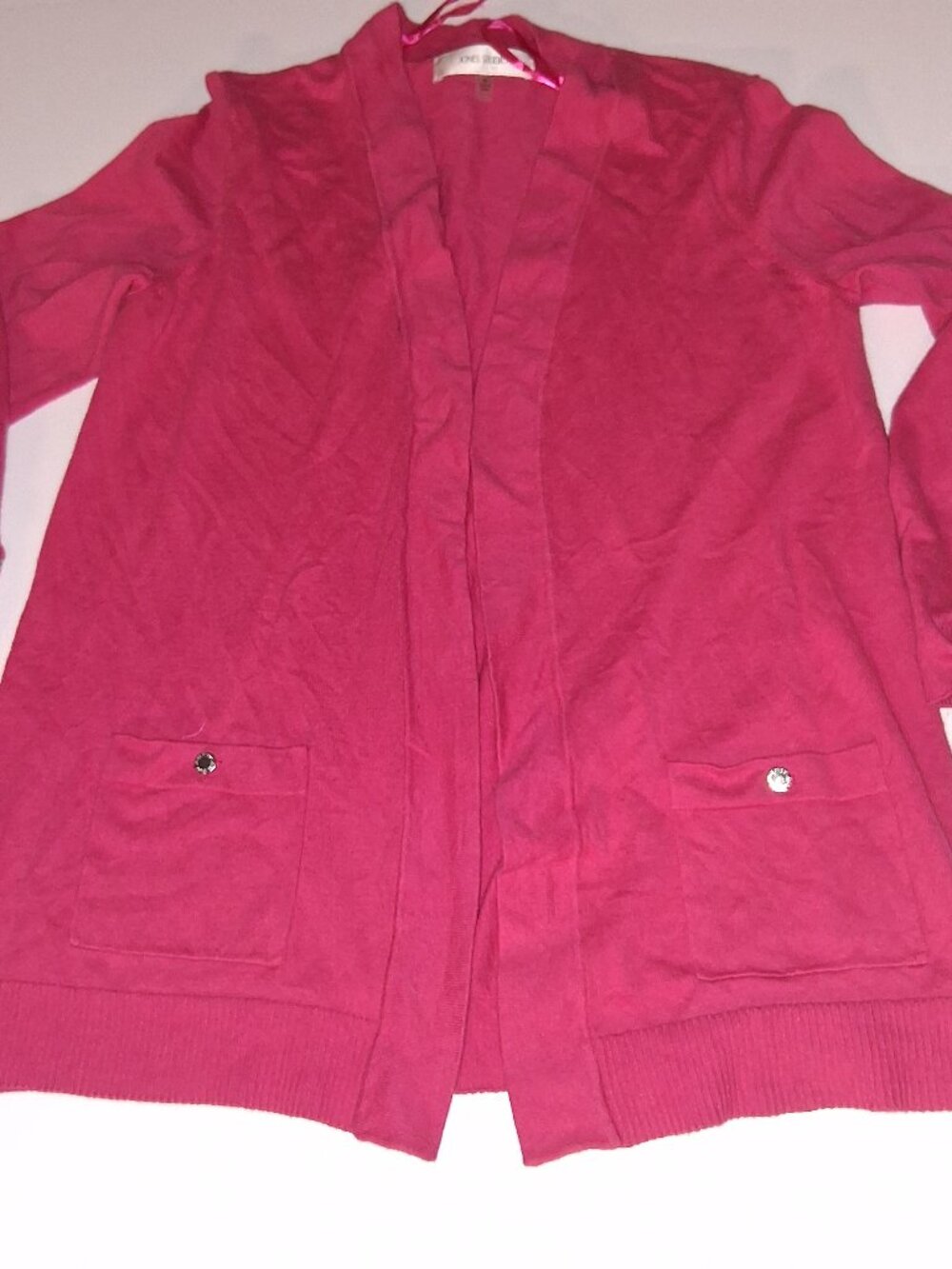 Size Medium Jones Studio Women's Pink Cardigan